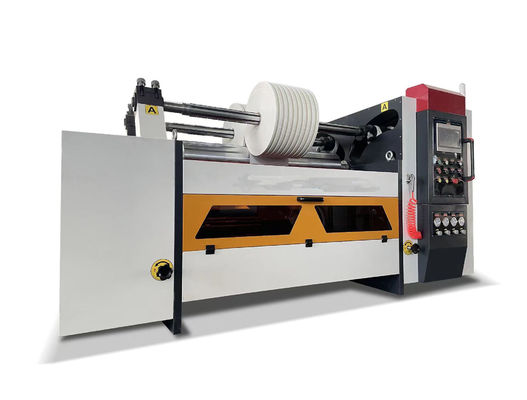 600-1200mm Surface Curl Slitting Machine 7 Inch Touch Screen Specjalny papier Kraft Paper Slitting Machine