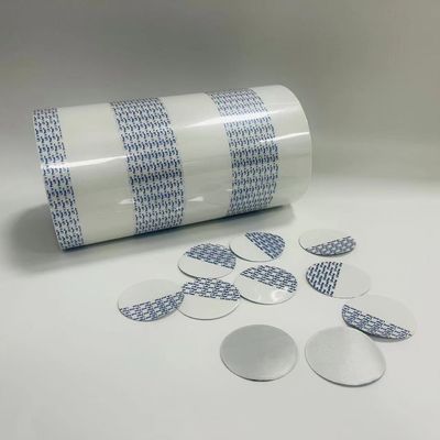 0.05 mm Metalizowana folia uszczelniająca z aluminium dla średnic uszczelniających 10-180 mm