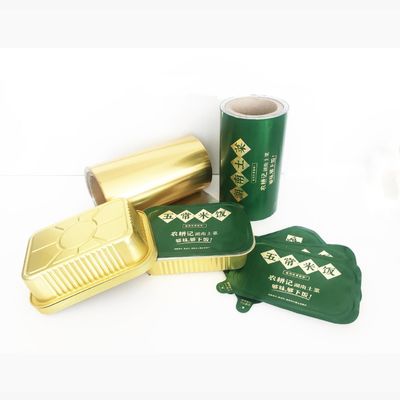 Zindywidualizowana pokrywa z folii aluminiowej do jogurtu, mleka, sera, lodów, folii cieplnej do różnych pojemników