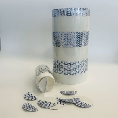 1.0mm 0.05mm Foam Backing Aluminium Foil Sealing Film dla średnic uszczelniających 10-180mm
