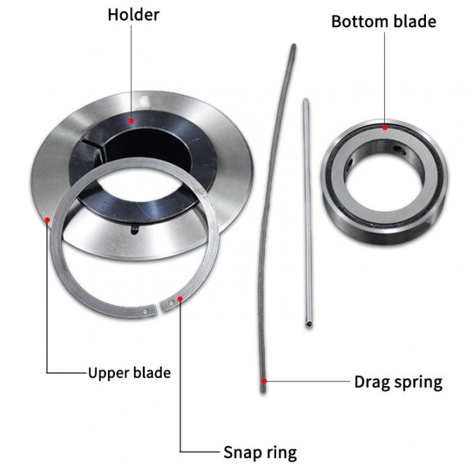 Okrągła Wysokiej Precyzji Obrotowa Ostrza Tnąca Pvc Ostrza Tnąca Ostrza Obrotowa Ostrza Tnąca Maszyna Rury Papierowa Taśma Klejna Tnąca Maszyna Ostrza 16